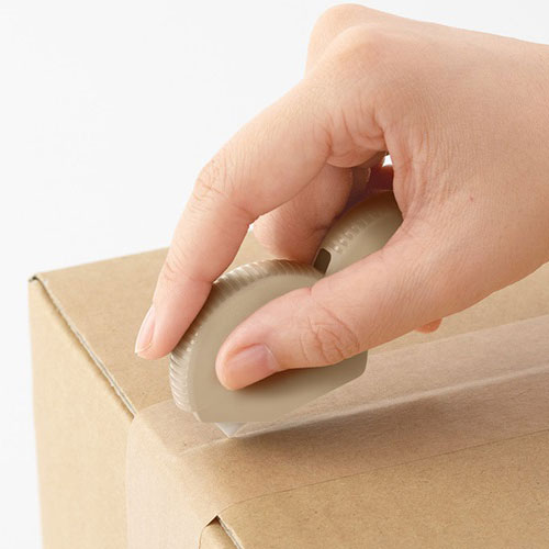 ミドリ デザインフィル ダンボールカッター ベージュ 35489006 段ボールカッター カッター マグネット セラミック刃 開梱