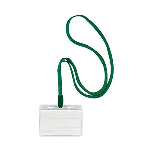 吊り下げ名札 緑 10枚セット