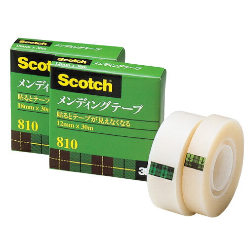 Transparent Tape - 3M スコッチメンディングテープ 小巻 12mm幅×30m