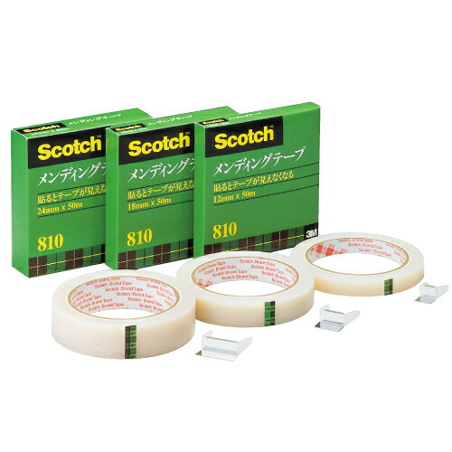 3M スコッチメンディングテープ 大巻 18mm幅×50m