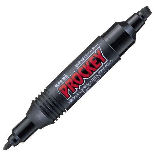 三菱鉛筆 プロッキー 水性マーカー 黒 10本セット