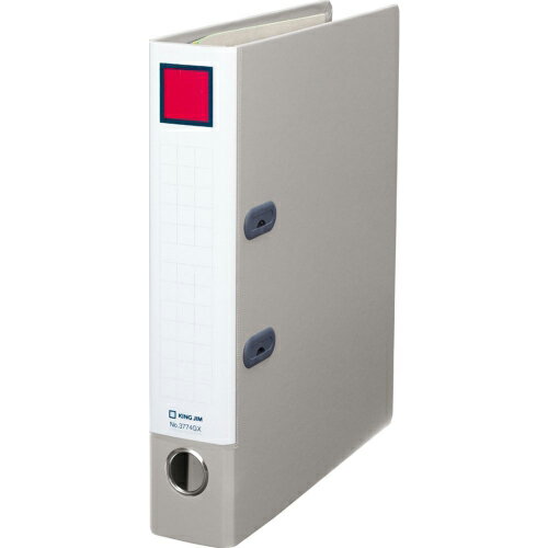 キングジム レバーリングファイル GX Dタイプ A4タテ 40mm グレー 3774GXクレ