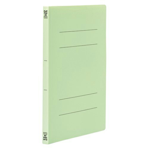 ビュートンジャパン フラットファイルPP A4タテ グリーン 10冊 FF-A4S-GN