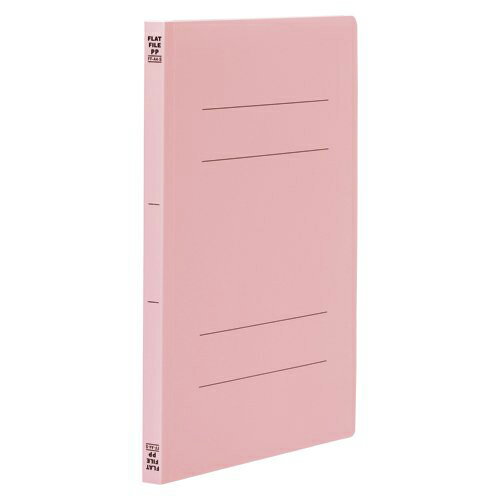 ビュートンジャパン フラットファイルPP A4タテ ピンク 10冊 FF-A4S-P