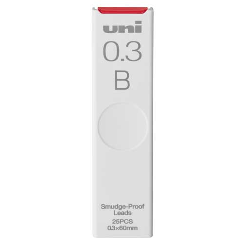 三菱鉛筆 シャープ替芯 ユニ 0.3mm B 25本入 ULS0325B シャープペンシル替芯 シャープペン替芯 替芯 替..