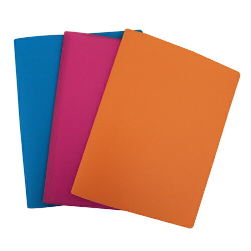 クリアブック スリム A4 20ポケット イエロー 1冊