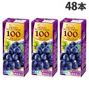 フルーツセレクション グレープ100% 200ml 48本 エルビー ぶどうジュース『送料無料(一部地域除く)』