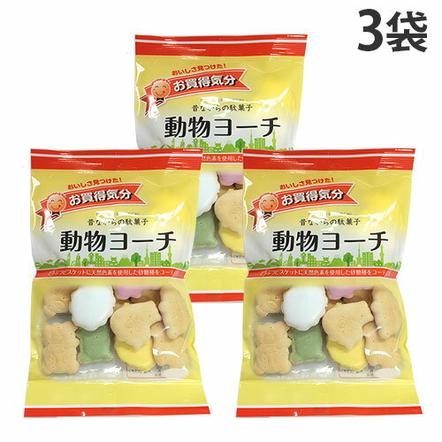 動物ヨーチ ビスケット JCC 62g 3袋