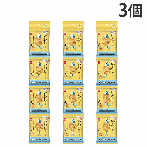おやつカンパニー 素材市場 いわしのスナック あまからしょうゆ味 吊り下げ 4連 3個