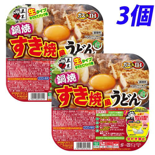 五木食品 鍋焼すき焼風うどん 235g×3