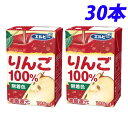 りんご100% 125ml 30本 エルビー りんごジュース アップル