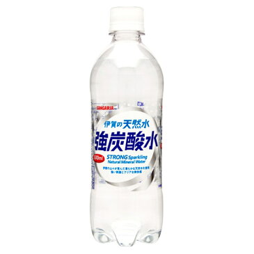 サンガリア 伊賀の天然水強炭酸水 500ml×24本