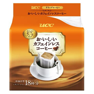 UCC おいしいカフェインレスコーヒードリップ 18P