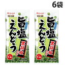 春日井製菓 グリーン豆 旨塩えんどう 黒胡椒仕立て 40g×6袋 お菓子 おつまみ えんどう豆 スナック豆