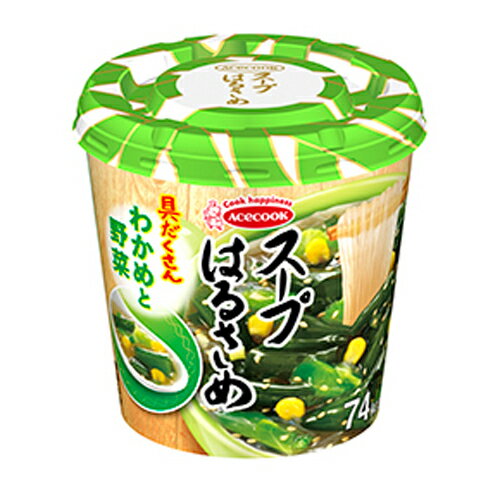 エースコック スープはるさめ わかめと野菜 21g×6個 2