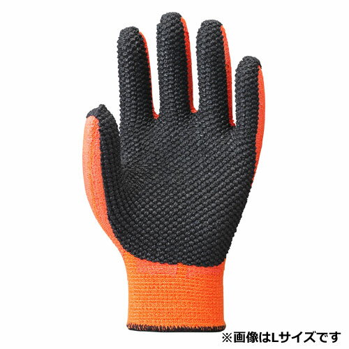 アトム ゴム張り手袋 エアテクターX オレンジ×ブラック Mサイズ No.158 すべり止め手袋 背抜き手袋