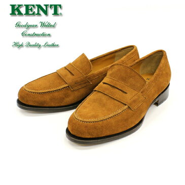 【SALE】【ライン登録でクーポンGET】KENT CLASSIC 104 グッドイヤーウェルト製法 グッドイヤー製法 ビジネスシューズ コインローファー 革靴 メンズ 本革 ビジネス 通勤 おしゃれ スエード ブラウン 茶 紳士 ドレスシューズ 革底 【店頭受取対応商品】