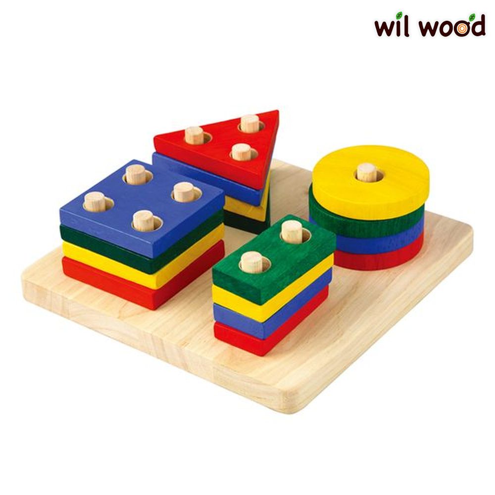 ジオメトリックソーティングボード 2歳 誕生日プレゼント 子供 誕生日プレゼント 男の子 女の子 おもちゃ 入園祝い プレゼント 木のおもちゃ 木製玩具 ギフト 誕生祝い おうち遊び クリスマス PLANTOYS プラントイ 2403