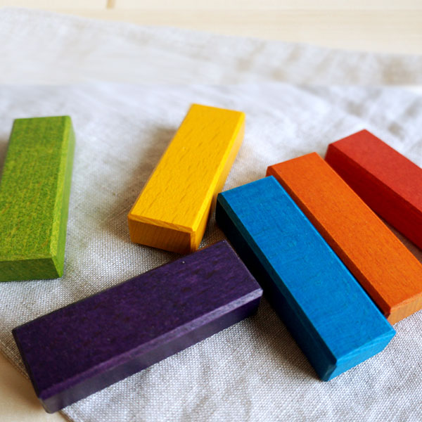 虹いろバランス用ブロック(カラー) ジェンガゲーム用　日本製 カラー ブロック (部品 バラ売り) プレゼント 子供 知育 名入れギフト 名入れプレゼント