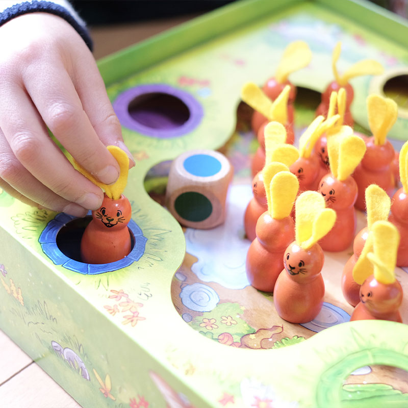 名入れ木のおもちゃウィル・ウッドのうさぎのニーノ | 3歳 おもちゃ 子供 男の子 女の子 誕生日プレゼント 子供 知育玩具 女の子 男の子 キッズ 幼児 子ども 木製 ペガサス PG66005｜アングル3