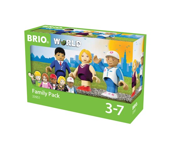 BRIO (ブリオ) ヴィレッジ ファミリーフィギュアセット 男の子 2歳 3歳 4歳 5歳 レール 乗り物おもちゃ 木のおもちゃ 木製玩具 幼児 子ども 木製 プレゼント ギフト 誕生日 【店頭受取対応商品】