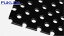 カラーエース パンチングパネル ブラック 3mm 1000×2000 10Φ15P千鳥 福田金属箔粉工業 パンチングメタル アルミ複合板 アルミパンチング 黒 個人宅配送可