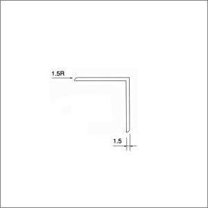 アルミ外磨アングル 1.5x25x25x1820mm ブロンズ