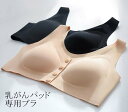 楽天ALUNE アルネミコプエラ 前開き 乳がん用ブラジャー 乳癌 パッド 全摘 ブラジャー 乳癌 手術後 人工乳房用 ブラ ポケット付き 乳がん用下着