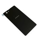 SONY XPERIA Z1 Compact Z1f バックパネル ブラック エクスぺリア背面ガラスパネル 交換用パーツ SO-02F D5503 ゆうパケット可