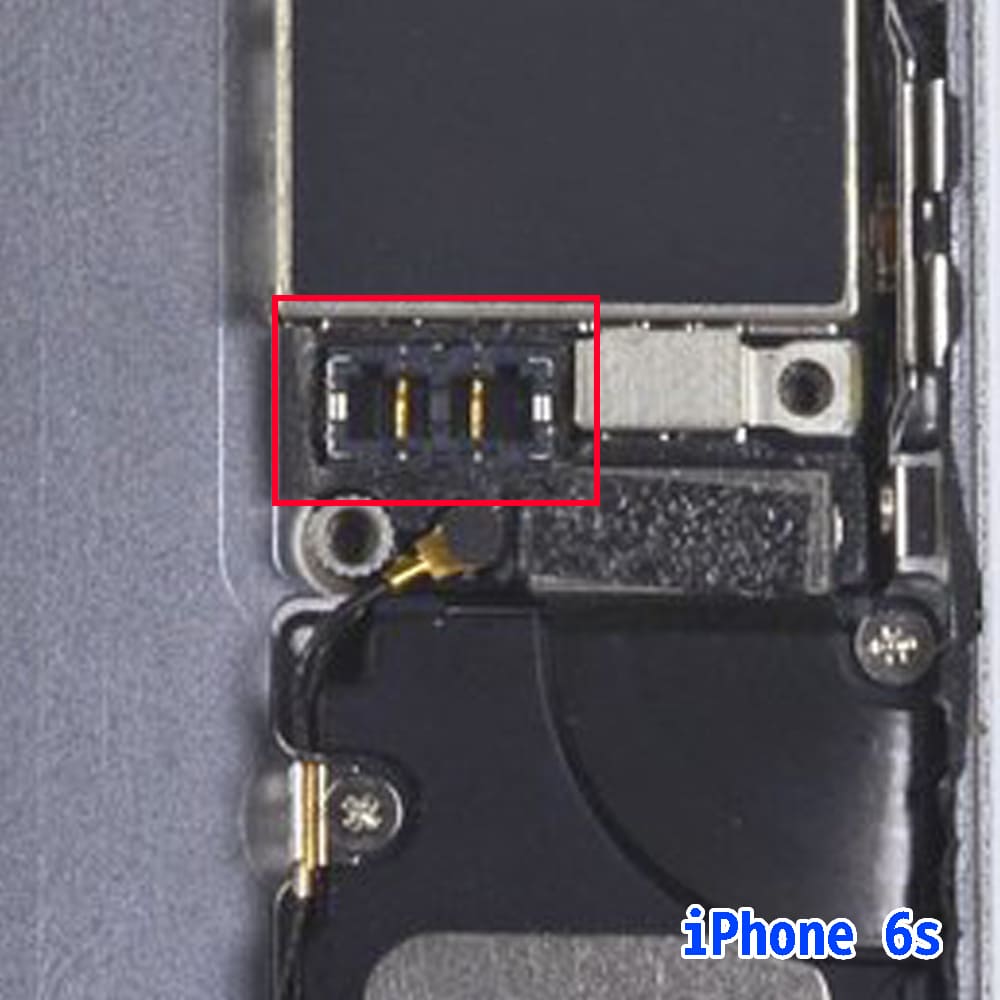 iPhone6s バッテリーFPCコネクター 6s plus バッテリー基板側端子修理用部品 充電不良 接触不良 交換 マザーボード メイン基板 修理 メール便なら送料無料