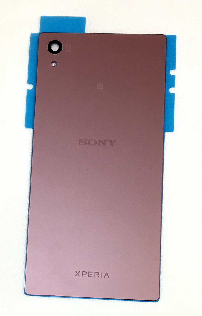 SONY XPERIA Z5 バックパネル つや消しピンク フロストガラス エクスぺリア修理用背面ガラスパネル 交換用パーツゆうパケット可