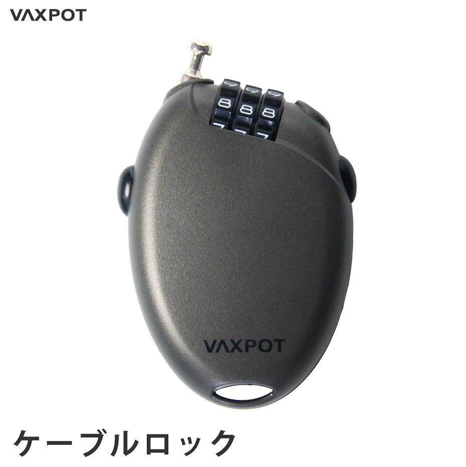 【送料無料】スノーボード スキー ケーブルロック VAXPOT(バックスポット) ケーブルロック VA-2830【ロック 鍵 盗難防止 スノーボード スノボ】【スノーボード ウェア ゴーグル グローブ ビーニー ソックス インナー プロテクター と一緒に】[返品交換不可]