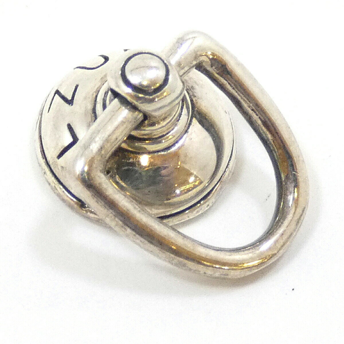 送料無料 ALZUNI アルズニ シルバー コンチョ ALZUNIロゴ ドロップハンドル ワッカコンチョ 950 メンズ レディース ブリタニアシルバー 飾りボ...