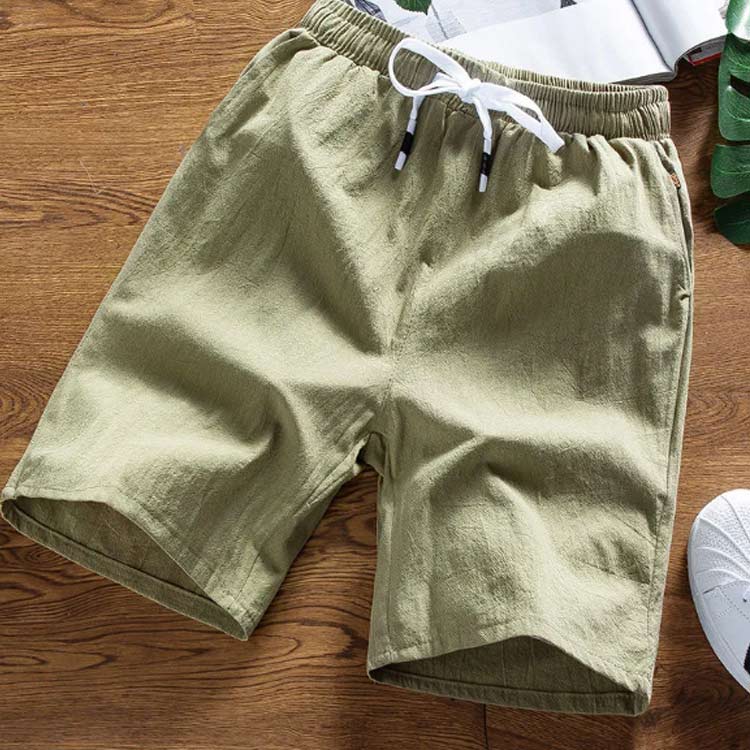綿 ハーフパンツ ショートパンツ メンズ 紳士服 キャンプ ショーツ アウトドア スポーツ おしゃれ カジュアル 大きいサイズ 夏服 薄手 通気 体型カバー 涼しい 大人 男性 ナチュラル 快適 無地 シンプル ウエストゴム 送料無料 ama0505-10003617 エーエムエー サンプル画像2