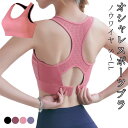 ヨガブラ 揺れない ストレッチ 吸汗 スポーツブラ レディース 大きいサイズ ブラック ハイサポート ウンドネック 後ろホック付き ノンワイヤー フィットネスブ...