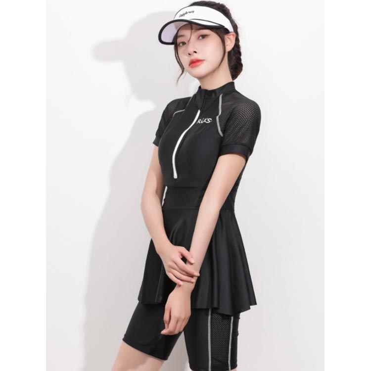 水着 レディース 水着 フレア ショートパンツ レディース セパレート 半袖 ビキニ ...