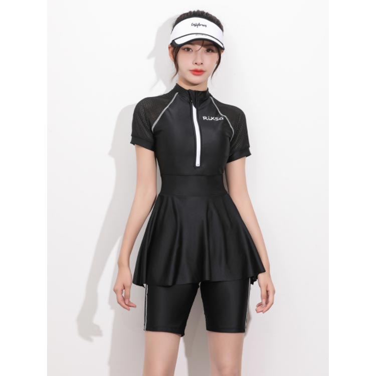 水着 レディース 水着 フレア ショートパンツ レディース セパレート 半袖 ビキニ ...