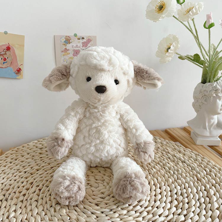 ひつじ ファーストトイ 洗える かわいい シープ 羊 赤ちゃん どうぶつ もこもこ おもちゃ 動物 ふわふわ キッズ ベビー 出産祝い 誕生日 プレゼント 女の子 男の子 おもちゃ ぬいぐるみ クリスマス ギフト 2