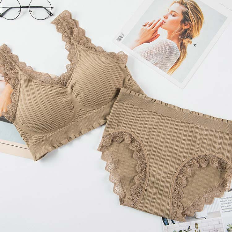 ブラジャー ショーツ セット ノンワイヤーブラ ナイトブラ 上下セット ブラトップ マタニティ レース シームレス 可愛い 快適 ナイトブラ カップ付き 夜用 無地 ブラジャー ショーツセット 揺れない 夜用ブラ バストアップ かわいい きれいめ 大人女性 ギフト 送料無料 3