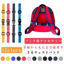 チェストベルト リュック用 ずり落ち防止 子供 大人 リュックズレ落ち防止 バック用アクセサリー チェストストラップ リュックサック ランドセル リュック型かば...