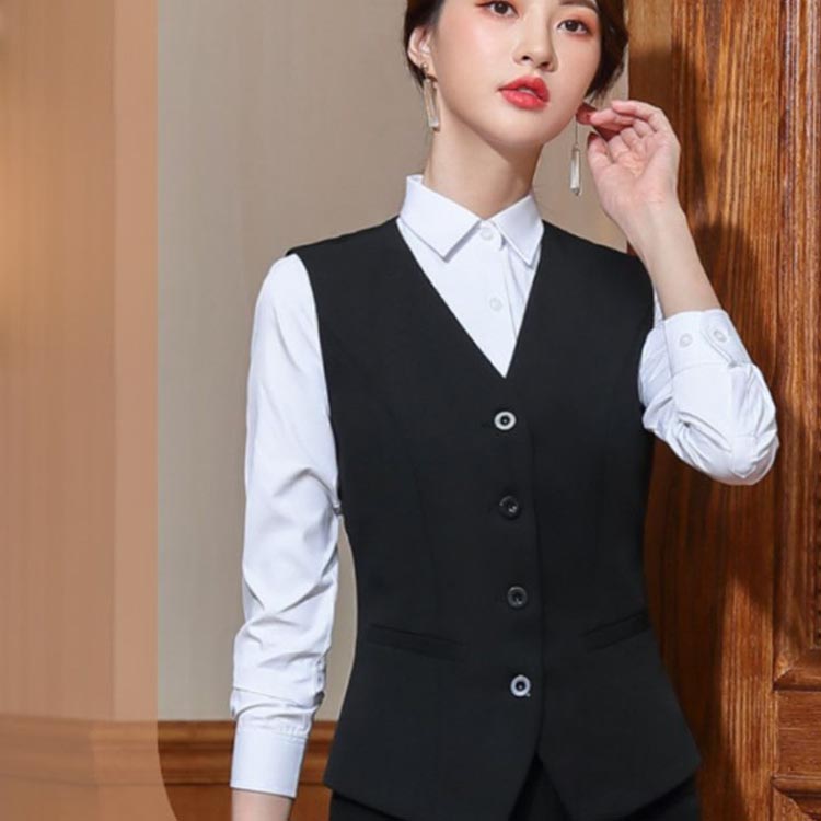 フォーマルベスト レディース 黒 ブラック ビジネス 細身 通勤 事務服 飲食店 制服 フォーマル ユニフォーム 前開き トップス 企業 大きいサイズ オフィス 入学式 七五三 OL 大人 女性 ノースリーブ オールシーズン カフェ ソムリエ ホテル ベスト 送料無料