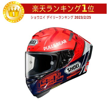 ＼2500円off 8/22(月)限定★フルフェイス全品／Shoei ショウエイ X-14 Marquez 6 Helmet フルフェイスヘルメット ライダー バイク レーシング ツーリングにも かっこいい 大きいサイズあり おすすめ (AMACLUB)