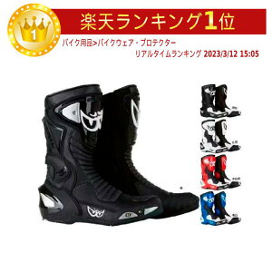 ＼全品5000円クーポン★5/1(水) エントリー／Berik ベリック Race-X Racing Boots ライディングブーツ オンロード バイク 防水 防寒 レザー 大きいサイズあり イタリアブランド黒【AMACLUB】