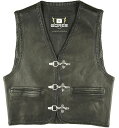 \全品3000円クーホン゜★20時〜6/4限定/【6XLまで】Bores ボア Sunride 1 Leather Vest レザーベスト 革ベスト バイク ツ...