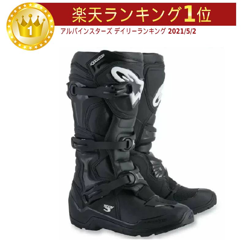 ＼全品最大20%off★5/20(月)5の日合わせ／ALPINESTARS アルパインスターズ TECH 3 ENDURO BOOTS オフロードブーツ エンデューロブーツ バイク 林道 テック3 エンデューロ 大きいサイズあり 黒【AMACLUB】