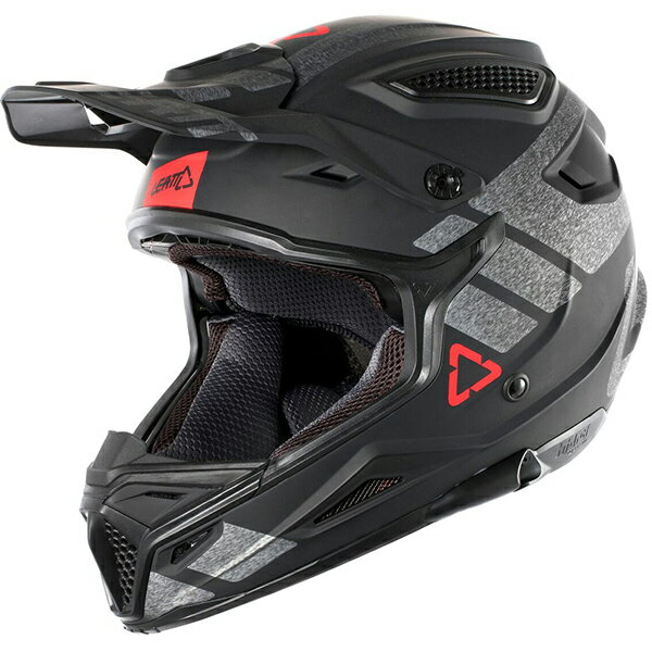 ＼4万以上で10％OFF★感謝祭／LEATT リアット GPX 4.5 V24 HELMET モトクロス ヘルメット オフロード バイク 【黒/ブラッシュド】【AMACLUB】 おすすめ 街乗り