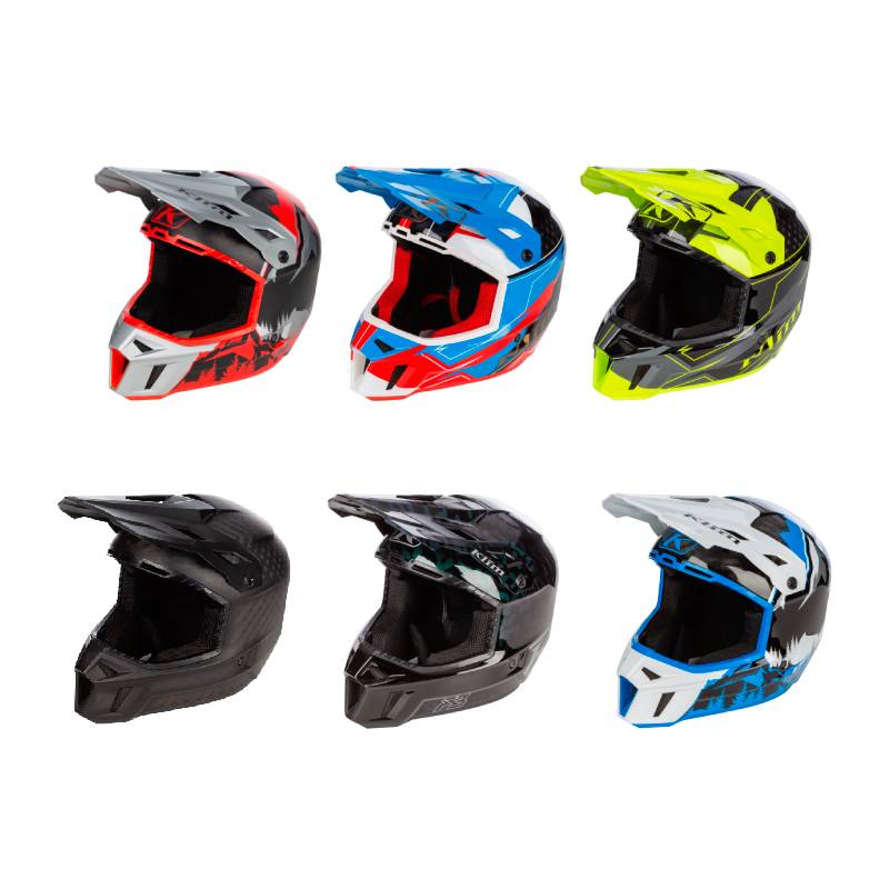 【3XLまで】【カーボン】【バイク&スノーモービル】 Klim クライム F3 Carbon Helmet モトクロスヘルメ..