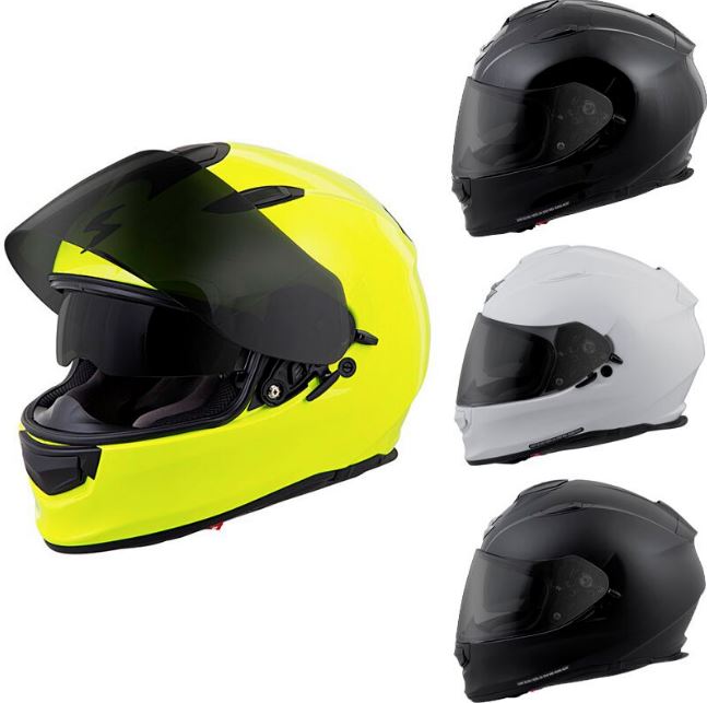 ＼全品1500円OFF★5/26(日)限定／【ダブルバイザー】SCORPION スコーピオン EXO-T510 HELMET フルフェイスヘルメット サンバイザー内蔵 オンロード バイク 【ネオン】黒白【AMACLUB】かっこいい街乗り