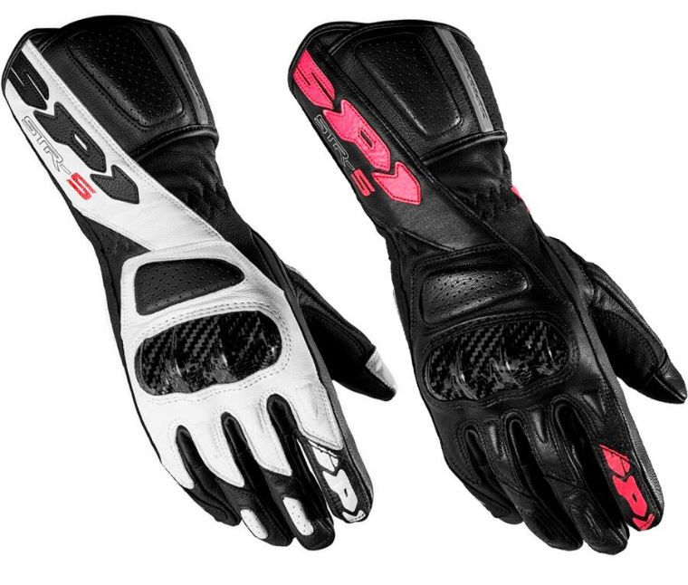 Spidi(XPD) スピーディー(エックスピーディ) STR-5 Women´s Gloves ライディンググローブ レザーグローブ バイク ツーリング バギーにも 【黒/ピンク】かわいい カワイイ