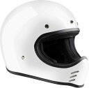\全品1000円クーホン+P5倍★7/13(日)/Bandit バンディット HMX-ECE Helmet フルフェイスヘルメット バイク バイカー ツーリングにも 白【AMACLUB】 クラシック おすすめ かっこいい おしゃれ 街乗り